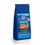 Sucha karma hipoalergiczna bezzbożowa z jagnięciną dla małych psów – małe chrupki