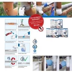 Zestaw naprawczy do rur Pipe Repair Kit Weicon
