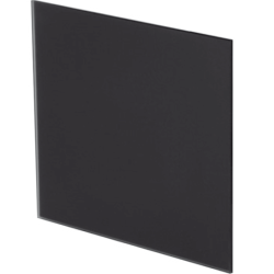 Panel szklany czarny mat system+ do wentylatora kratki PTGB100M Awenta