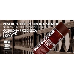 Farba na rdze srebrna RAL 9006 RUST BLOCKER