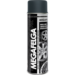 Farba do felg antracyt lakier akrylowy spray 500ml RAL 7016 MEGAFELGA A