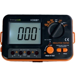 Miernik rezystancji izolacji 250/500/1000V EnergyLab VC60B+