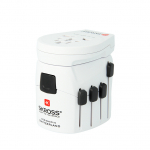 Adapter podróżny z ładowarką USB uniwersalny skross 1302535