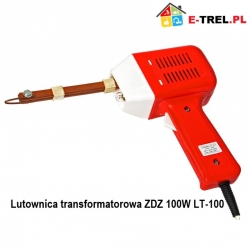 Lutownica transformatorowa ZDZ 100W LT-100 czerwona